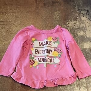 Garanimals Pink Long Sleeve Tee with Magical Print